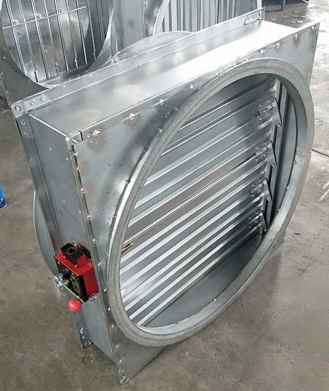 70℃電動防火閥 方轉圓